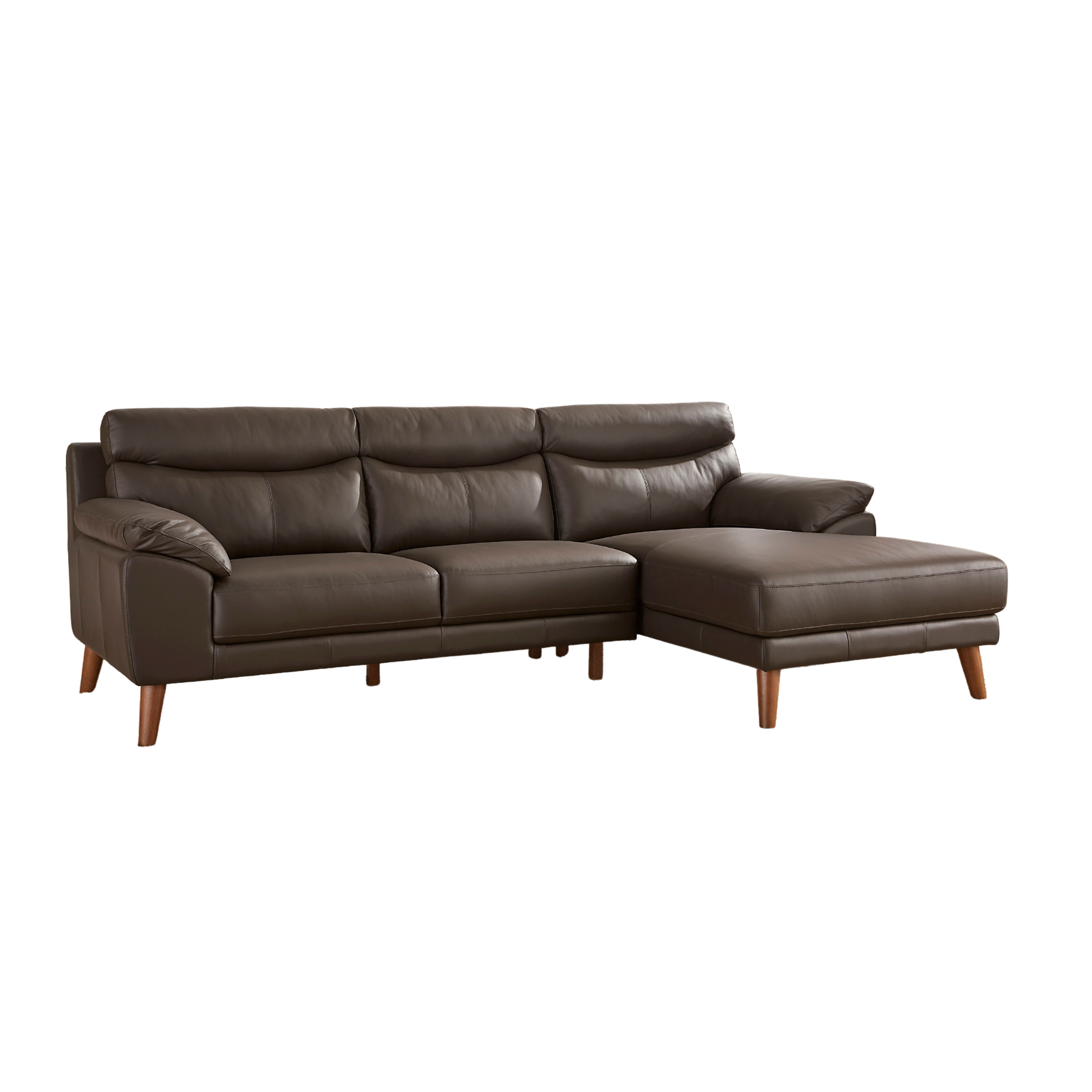 Duncan Leather Sofa Chaise