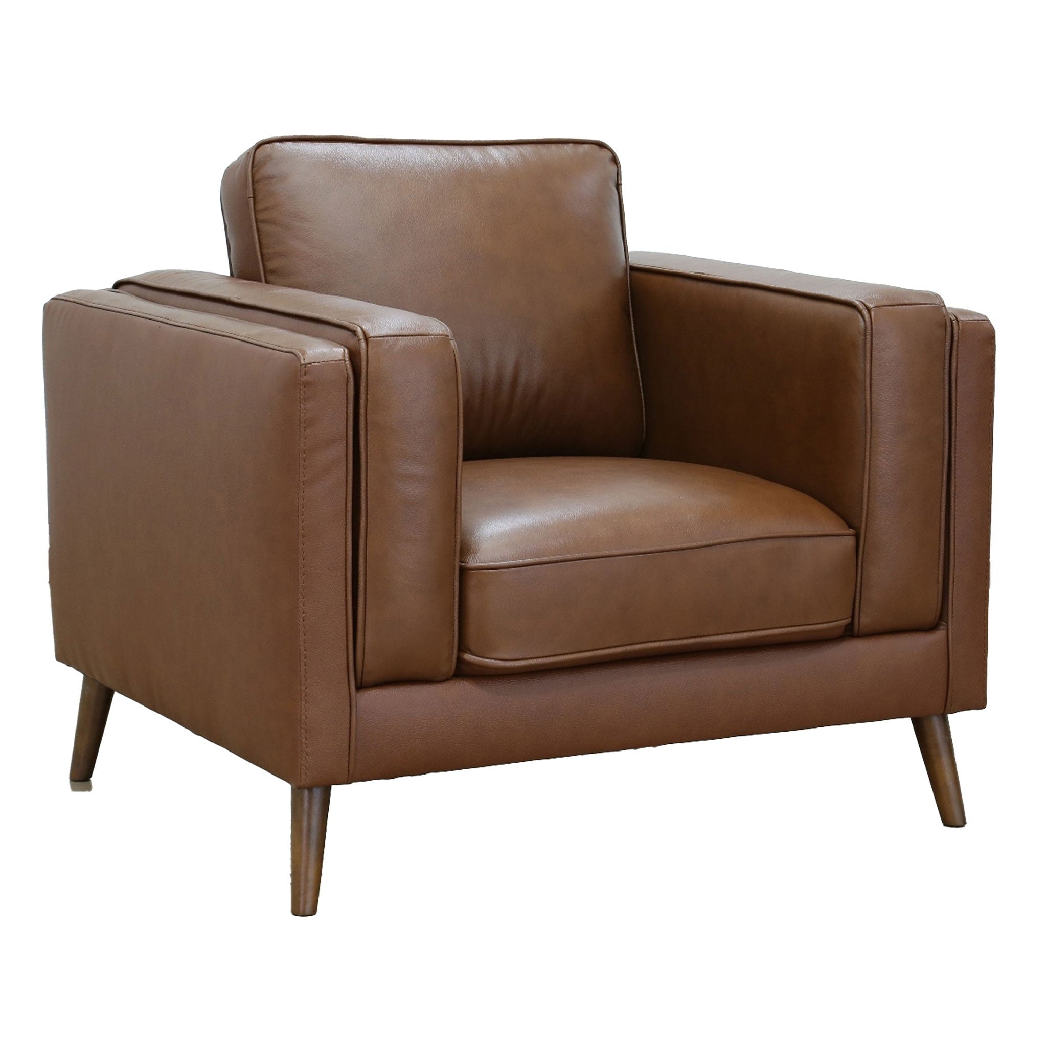 Sleek leather chair sale