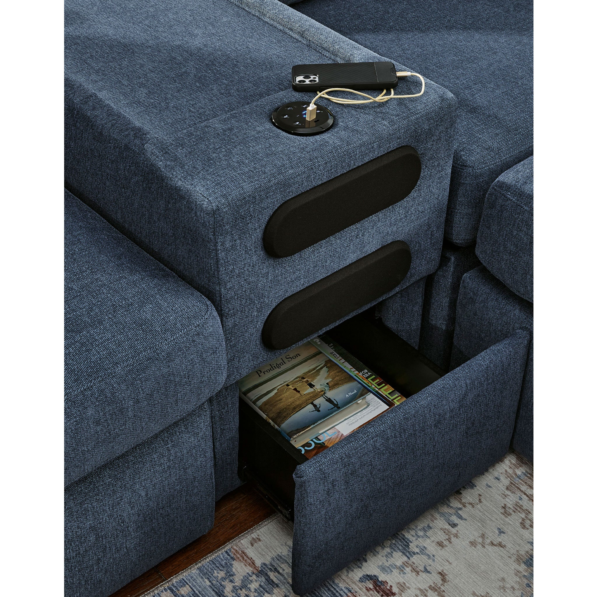 Modmax 3-Piece Sectional with Audio Console