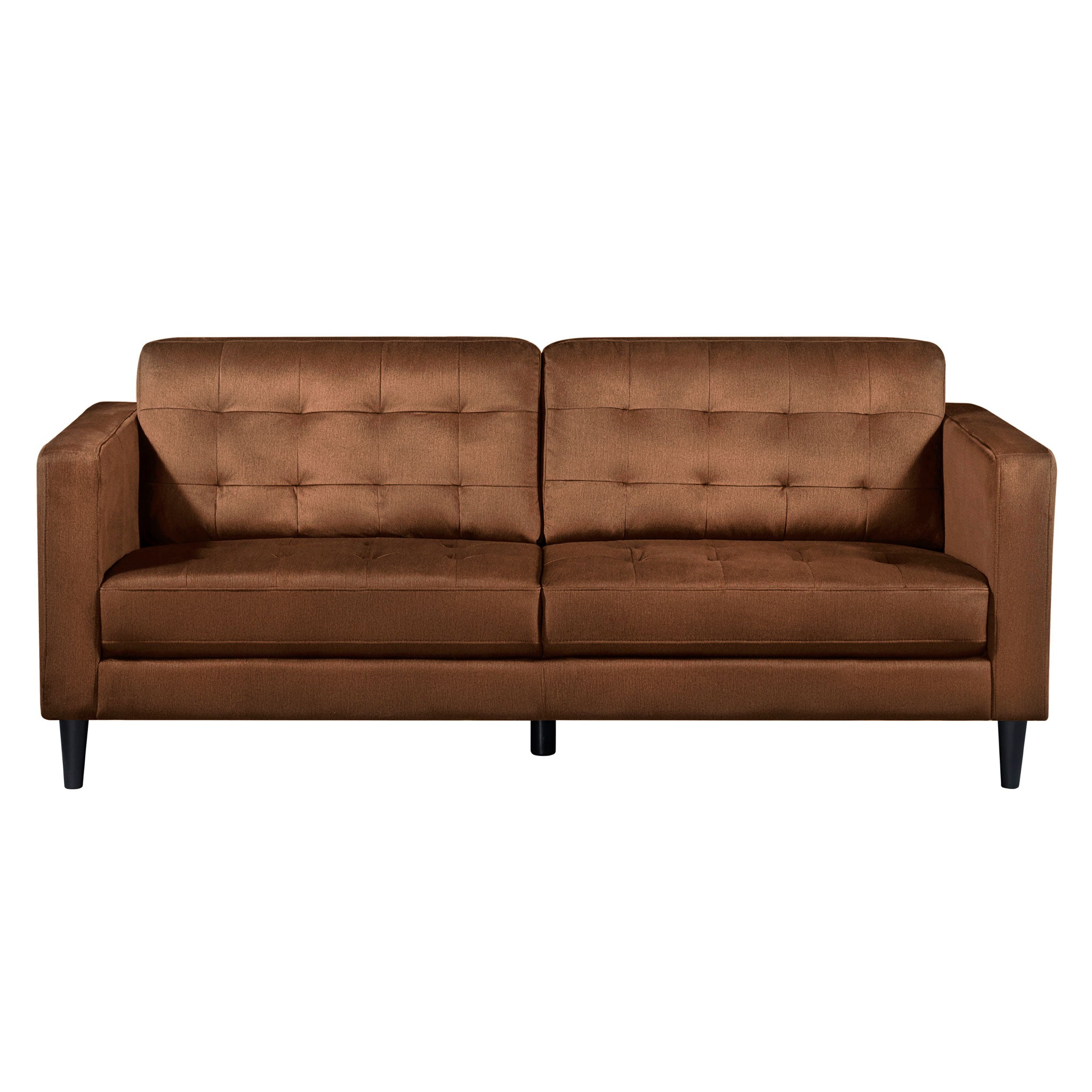 Saddle deals leather sectional