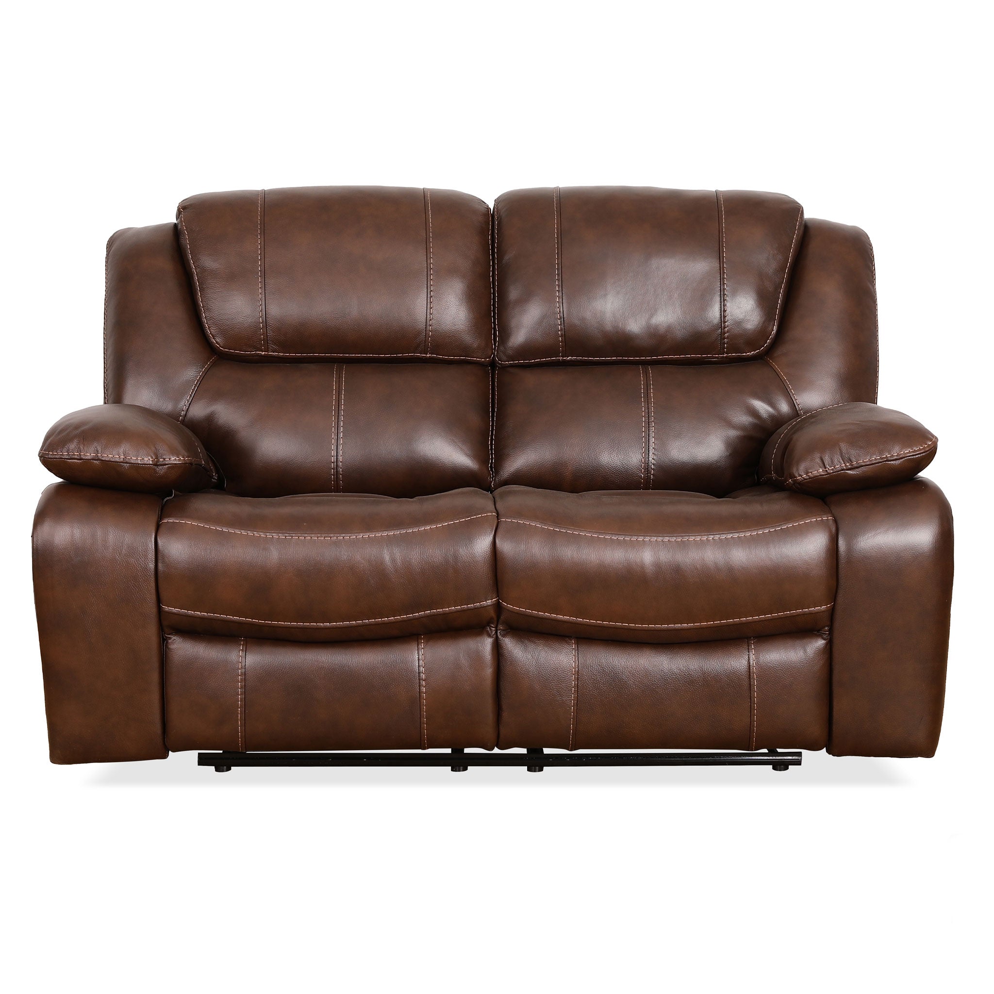Windsor Leather Reclining Loveseat