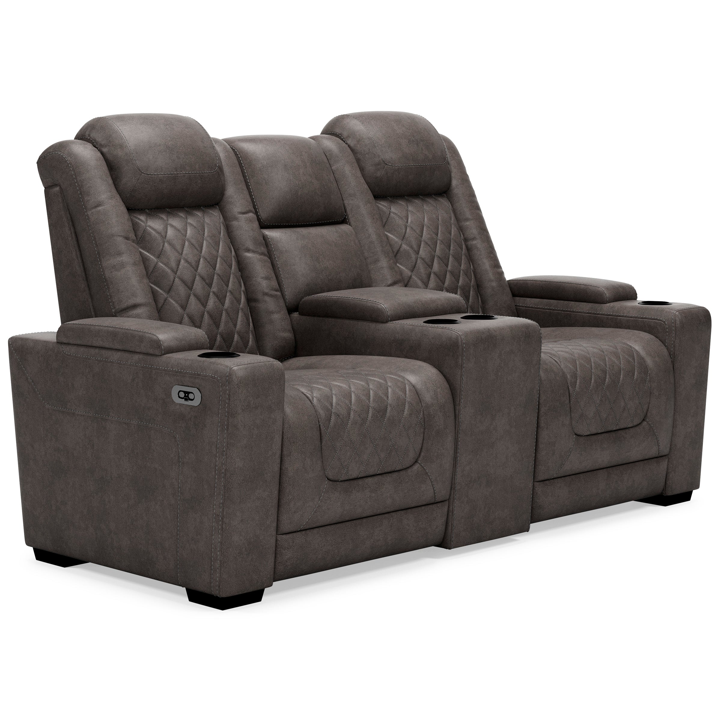 Hyllmont Power Reclining Loveseat w/Console