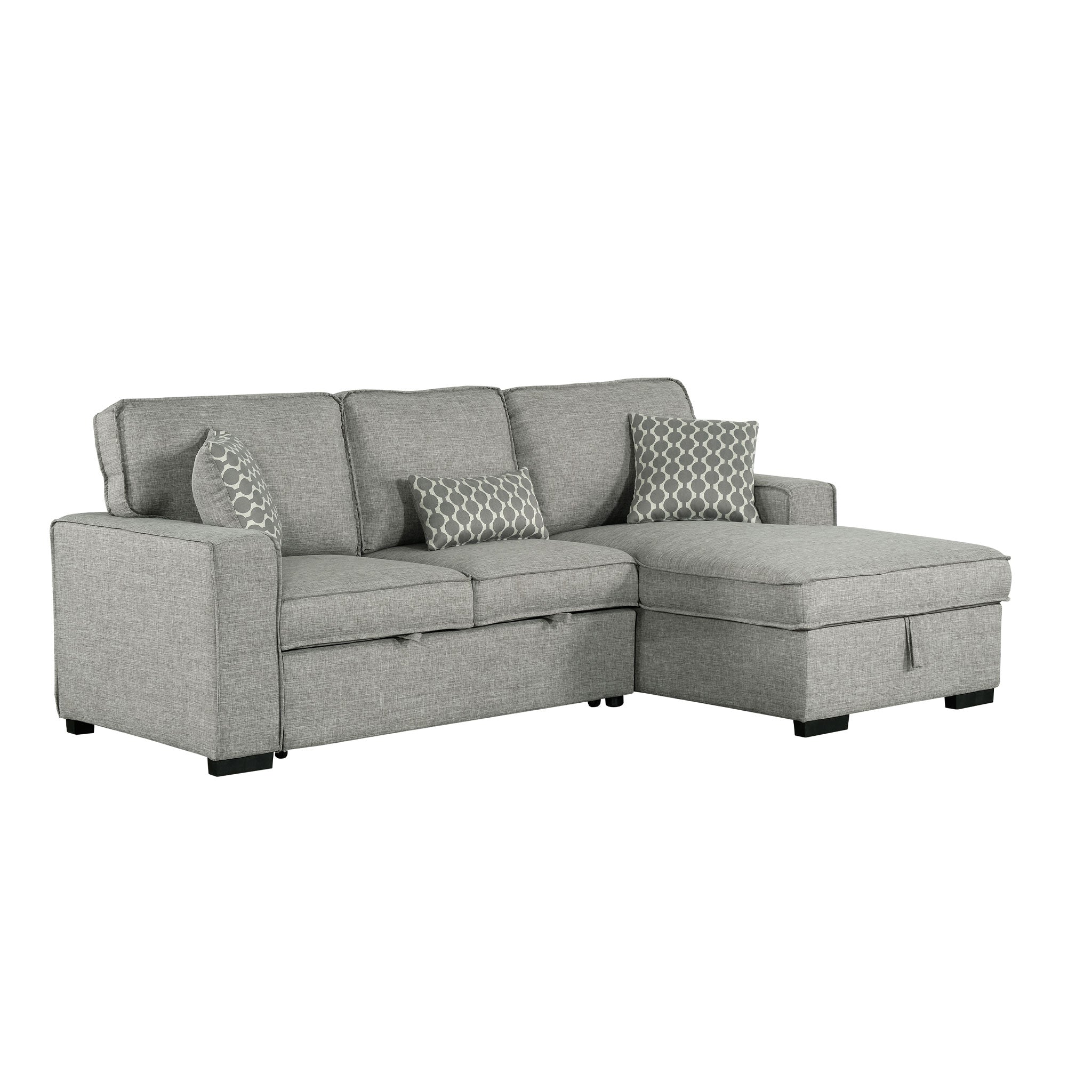 Bellissa Sectional Sleeper Loveseat with Chaise