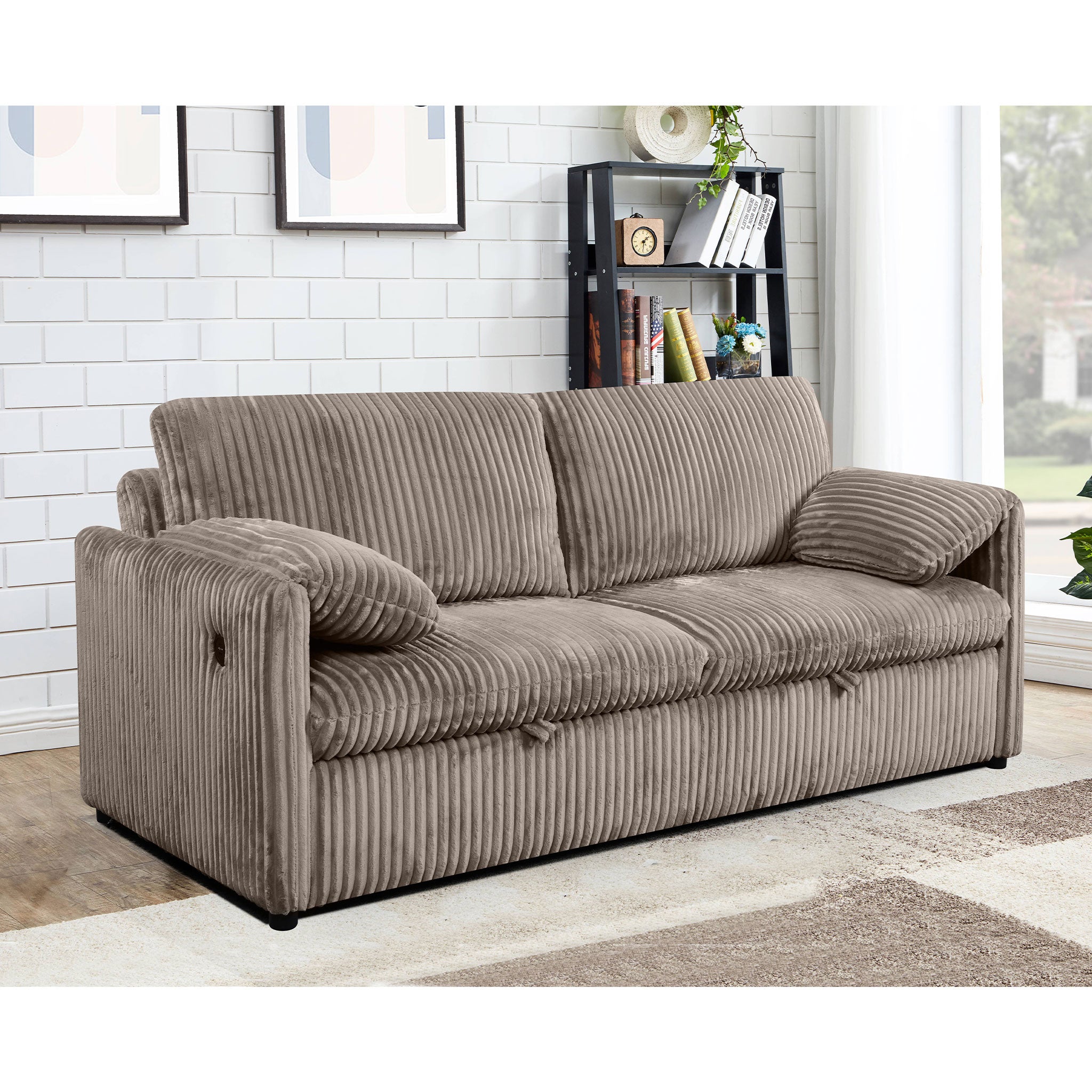 楽太郎NEIGHBORHOOD NH . ODE / CE-SOFA Brock Media Sleeper Sofa – WorldWide Furniture