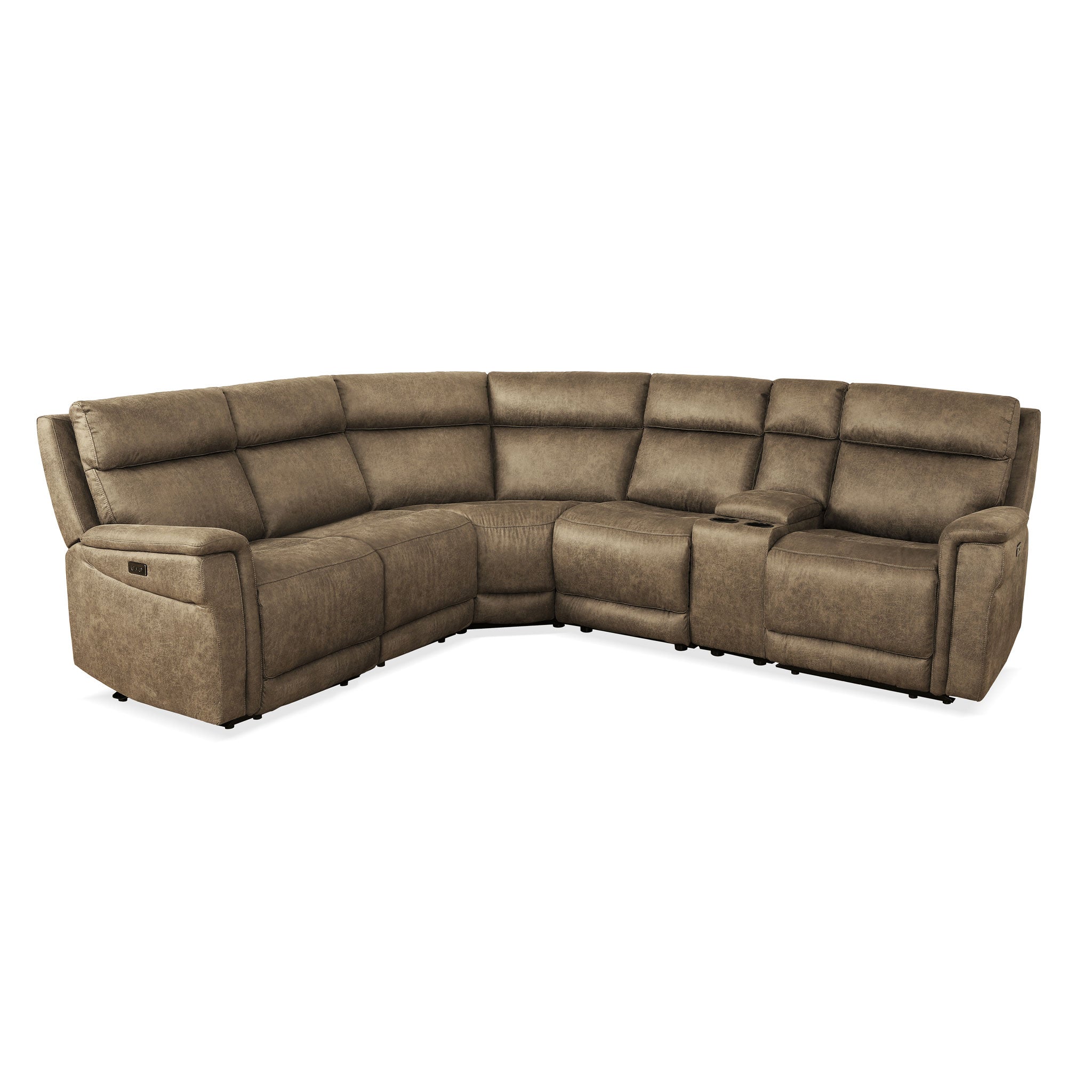 Camden Fabric Power Sectional