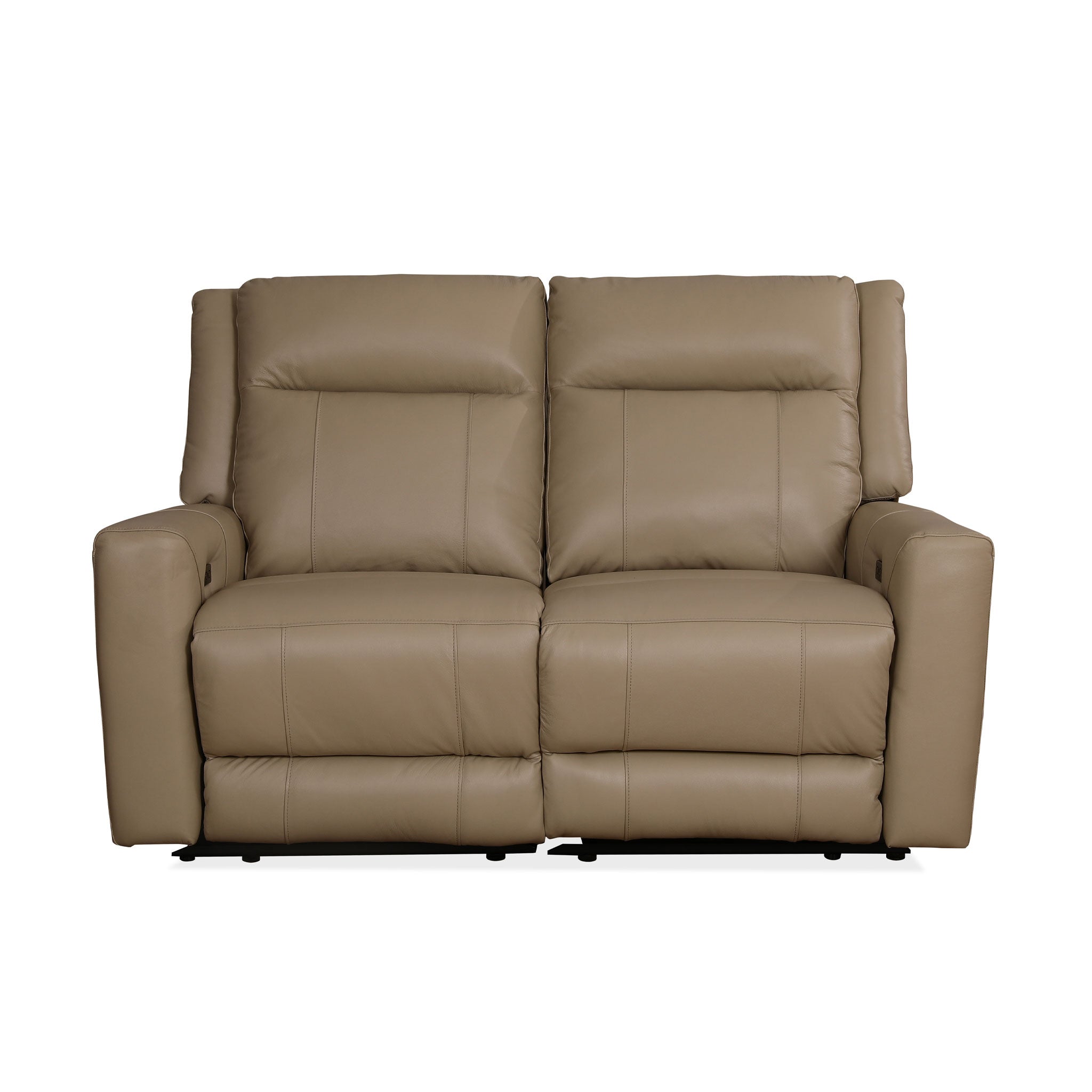 Colby Leather Power Loveseat