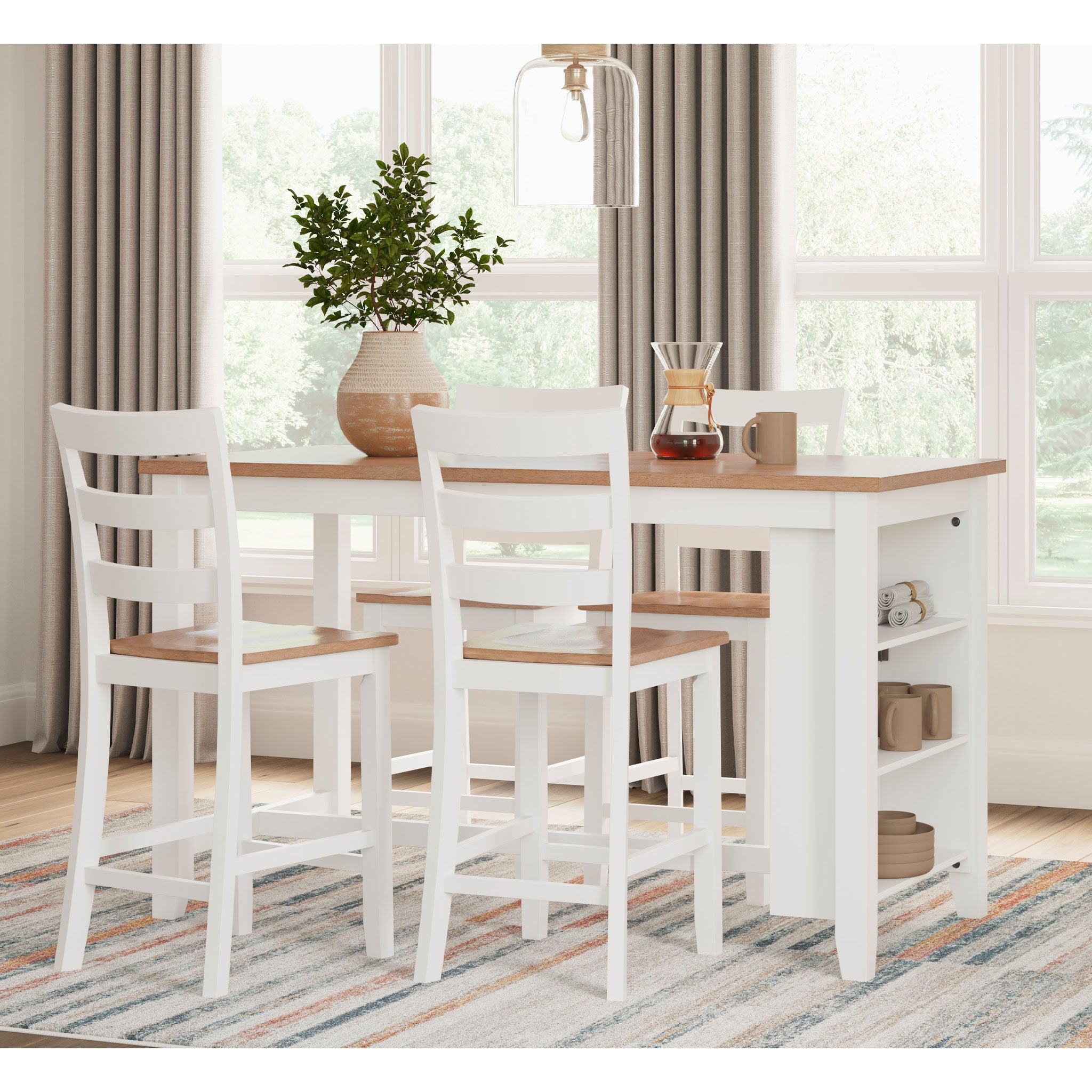 Gesthaven 5pc Counter Table Set