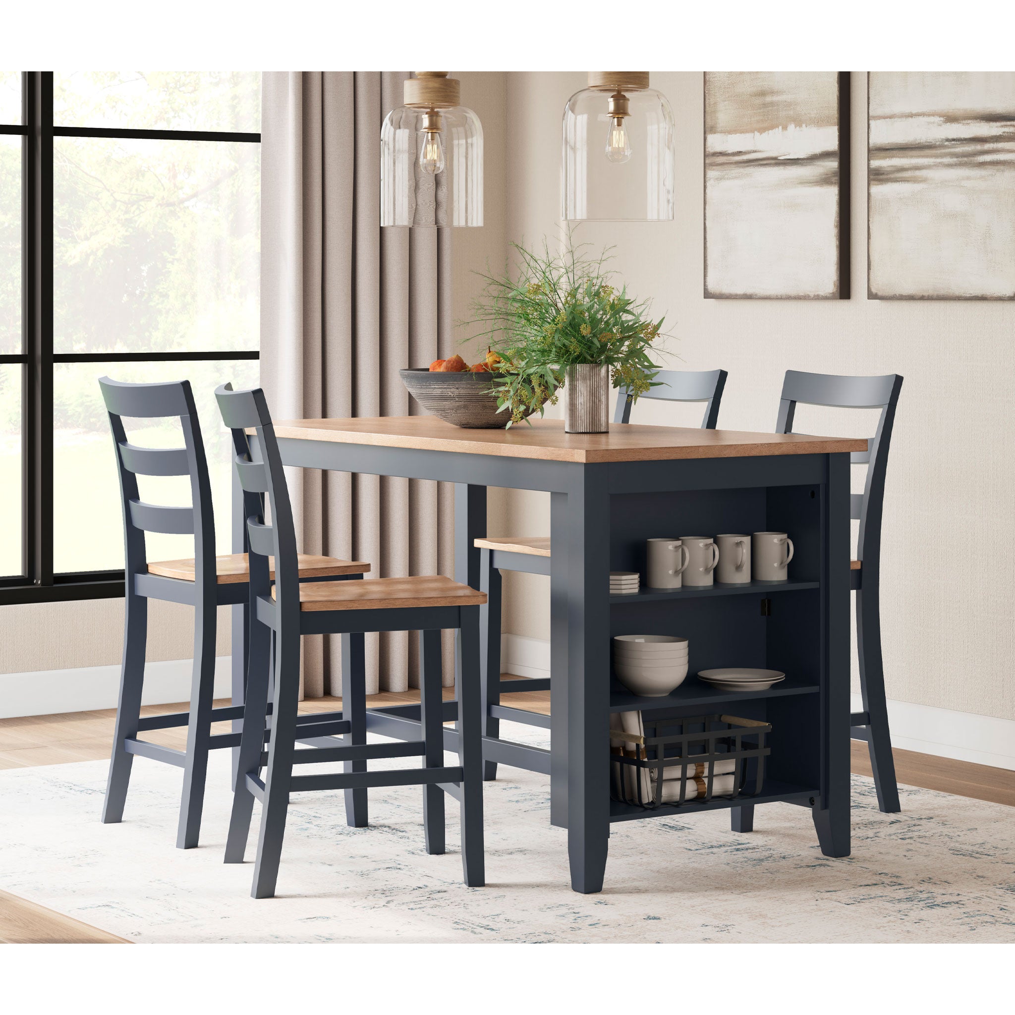 Gesthaven 5pc Counter Table Set