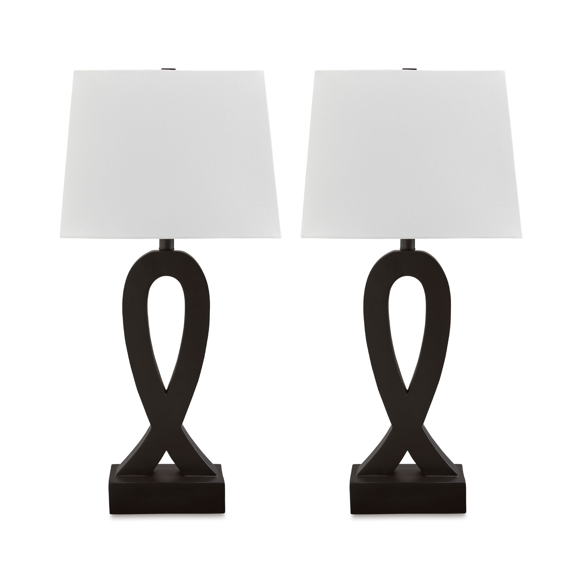 Markellton Poly Table Lamp Set of 2