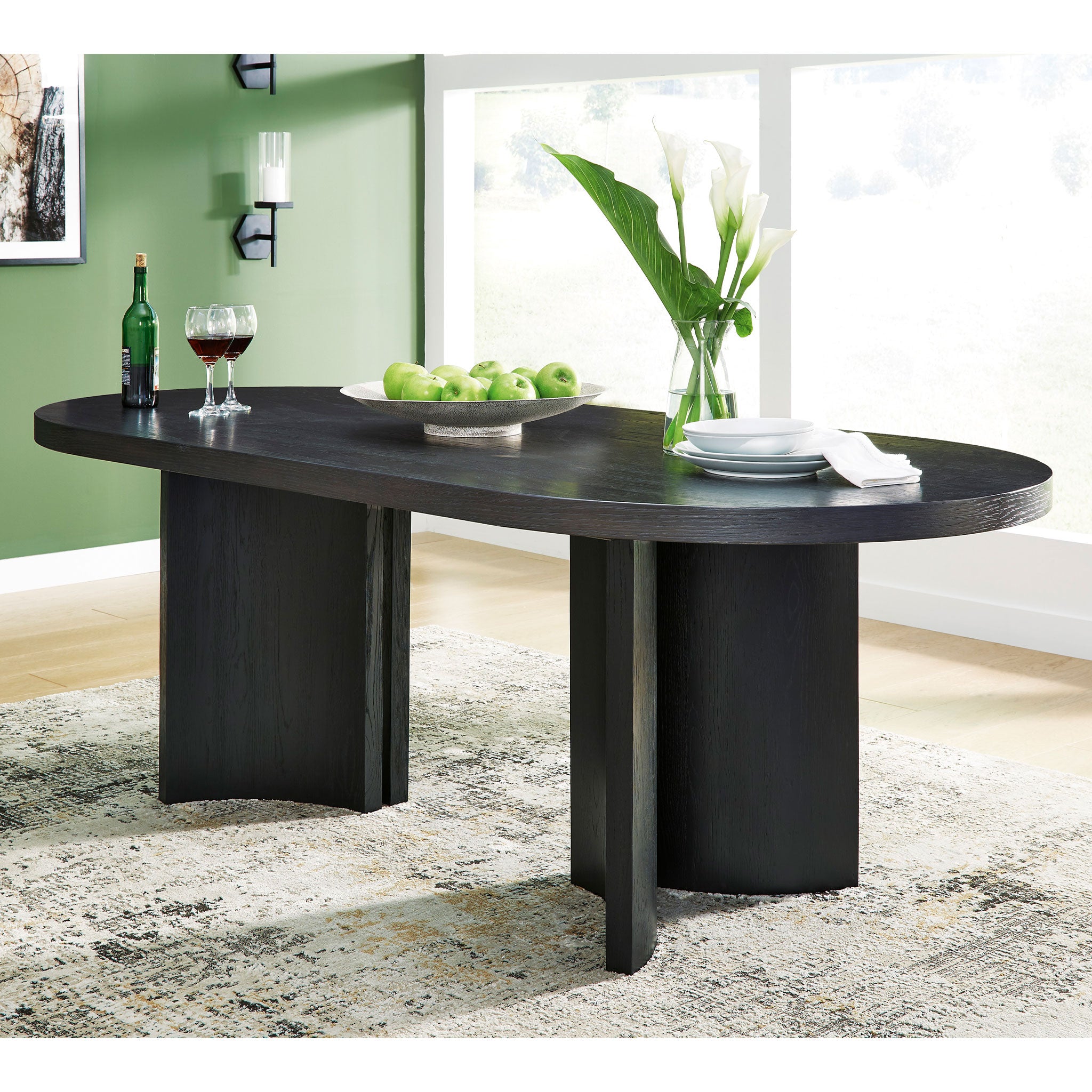 Rowanbeck Oval Dining Room Table