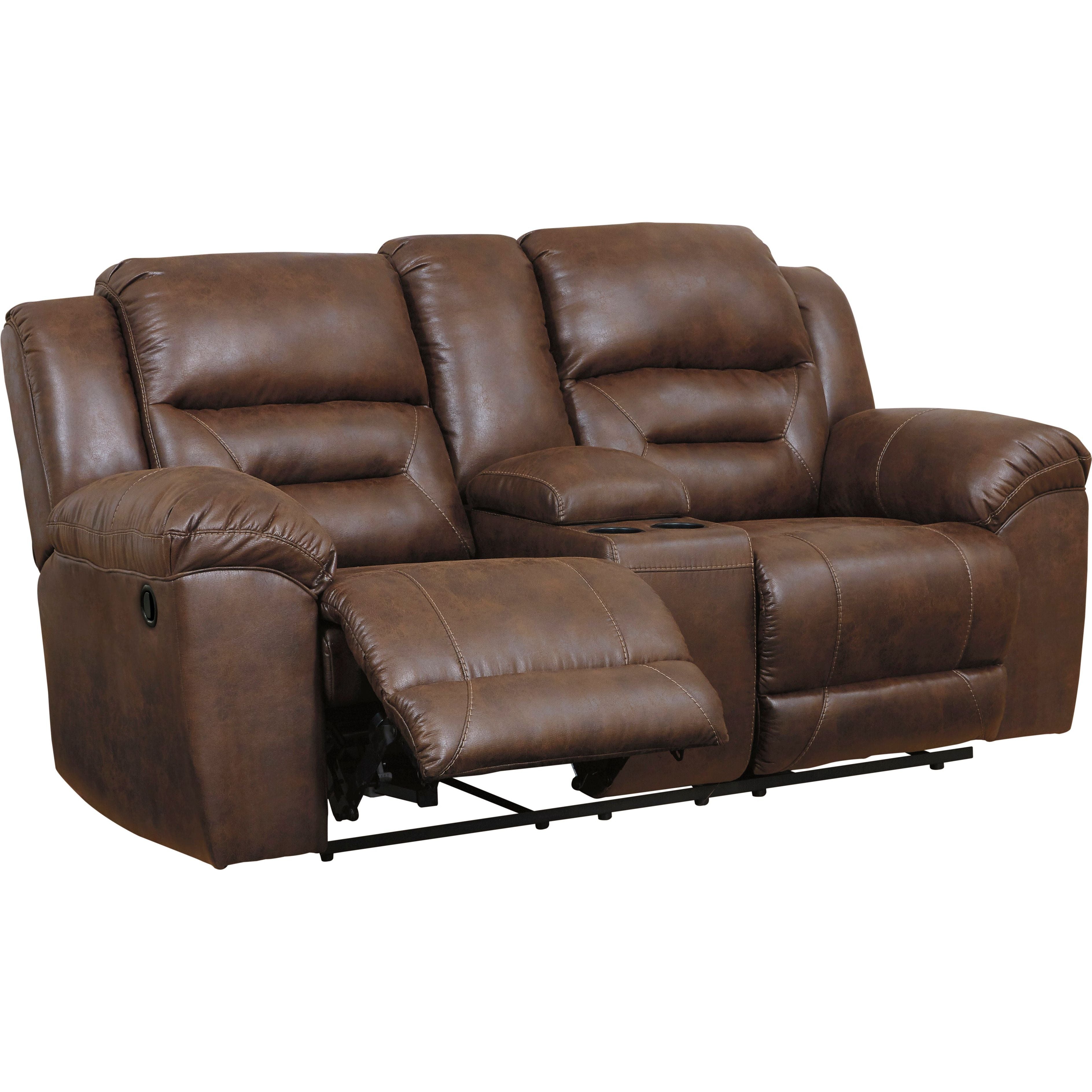 Stoneland Reclining Loveseat w Console