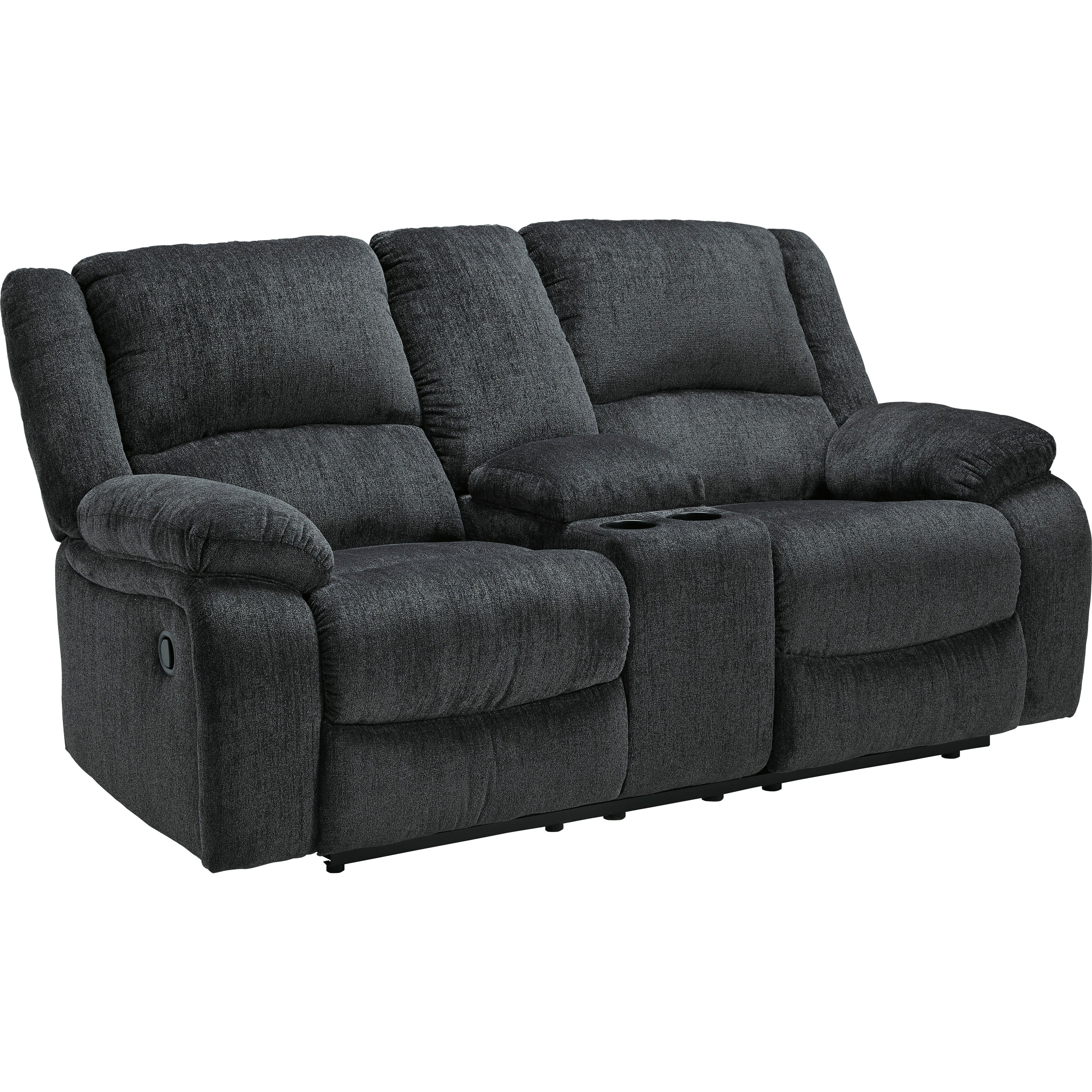 Draycoll Reclining Loveseat w Console