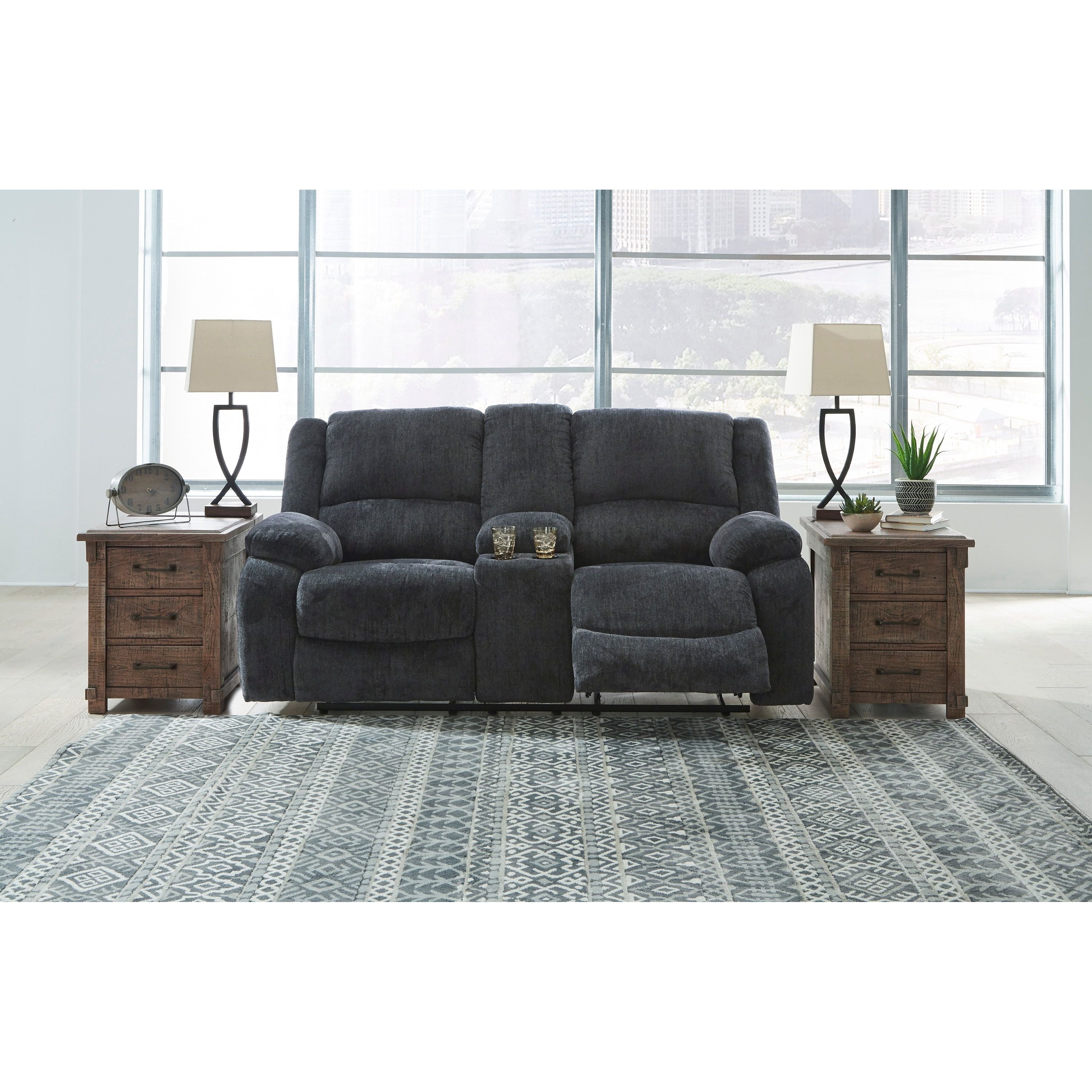 Draycoll reclining sofa on sale and loveseat