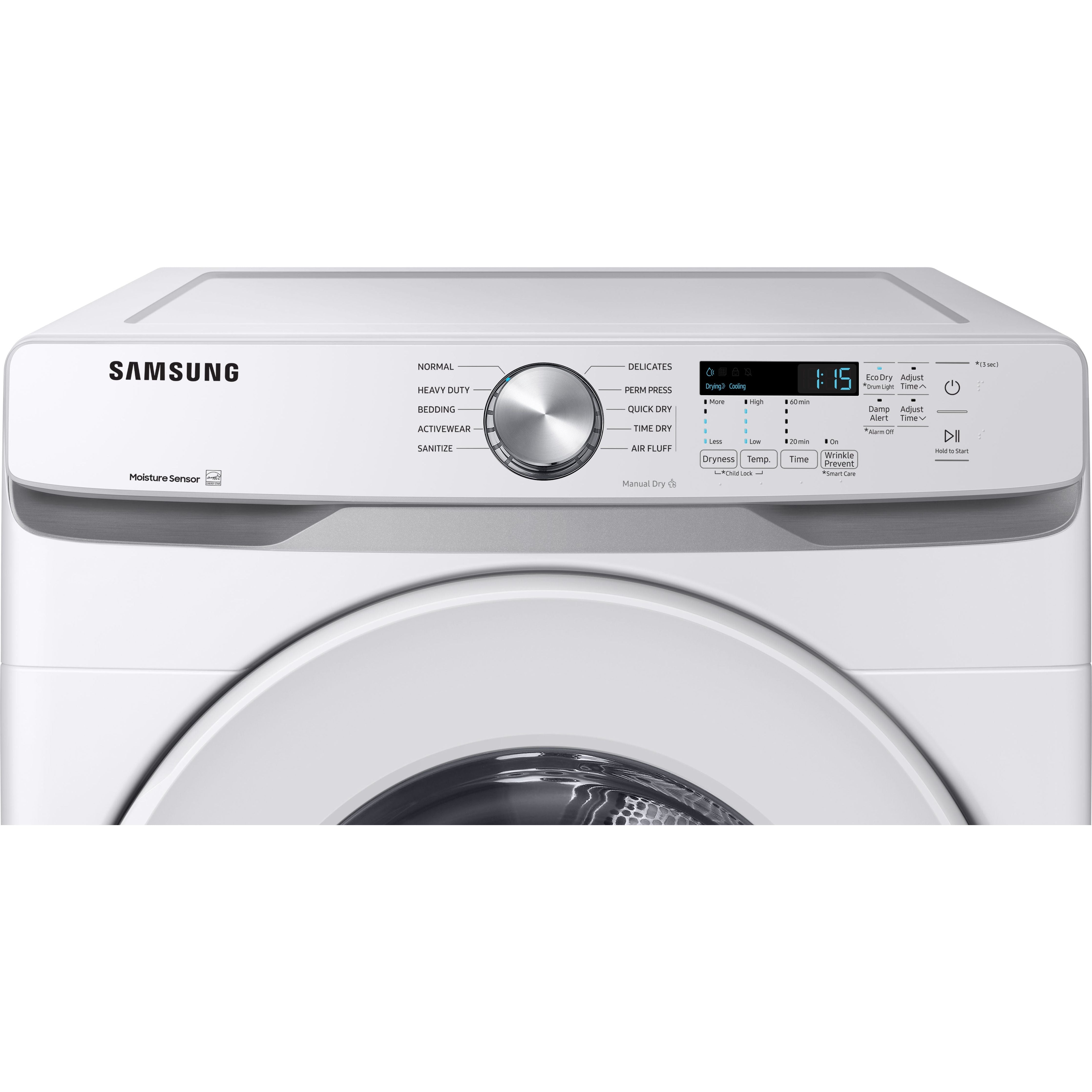 Samsung 7.5 cu.ft. Electric Dryer w/ Energy Star Certification