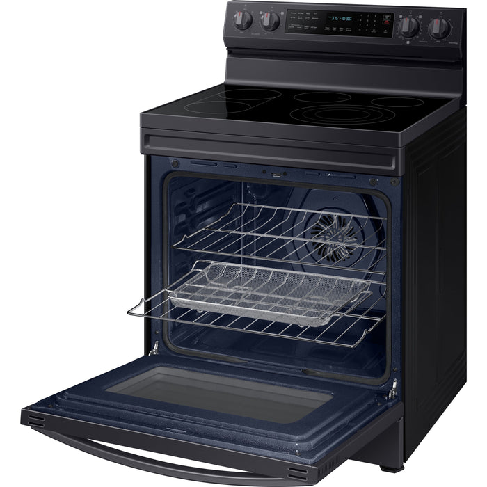 Samsung 30" 6.3 cu.ft. Smart Electric Freestanding True Convection Range w/ Air Fry