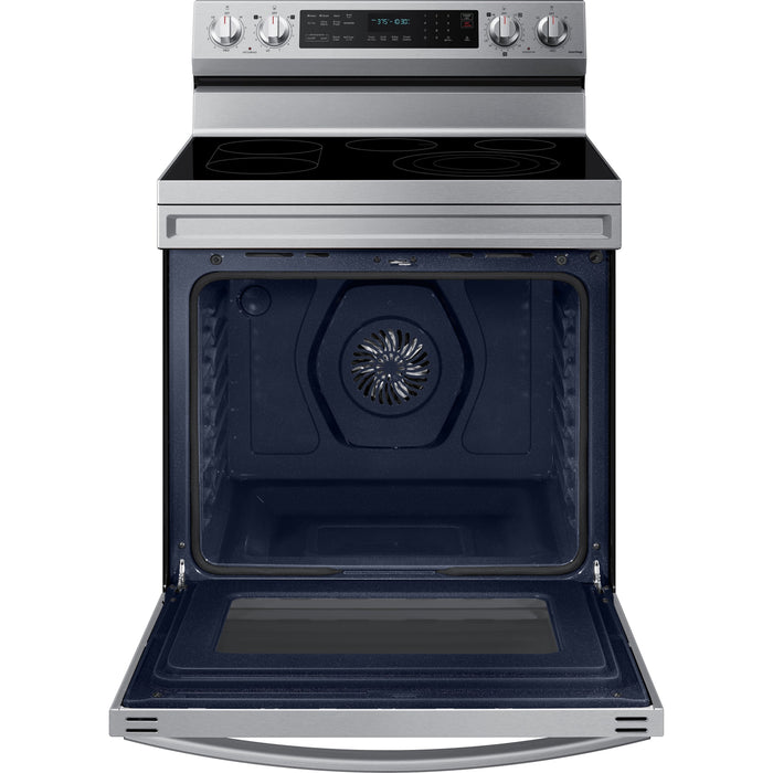 Samsung 30" 6.3 cu.ft. Smart Electric Freestanding True Convection Range w/ Air Fry